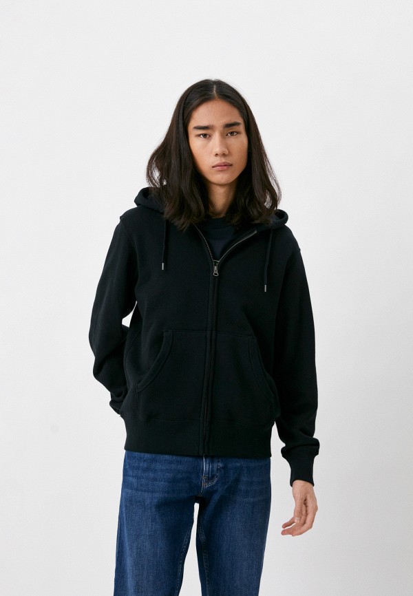 

Толстовка UNIQLO, Черный, на молнии