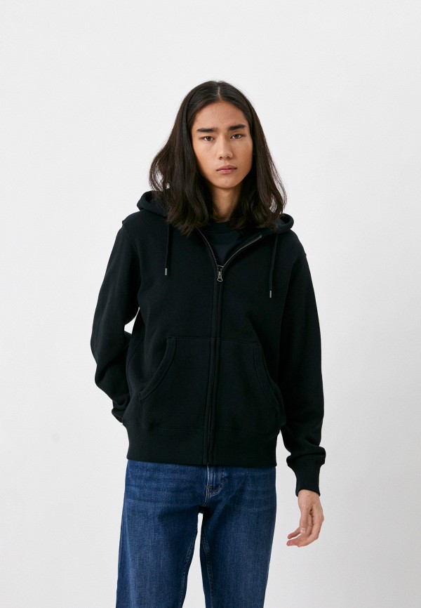 

Толстовка UNIQLO, Черный, на молнии