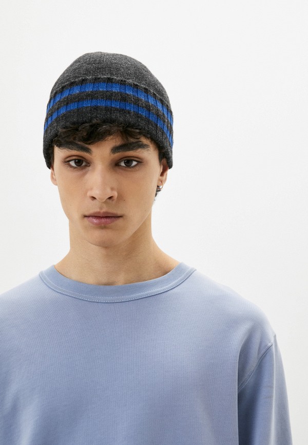 Шапка Sisley серый, размер L, фото 3