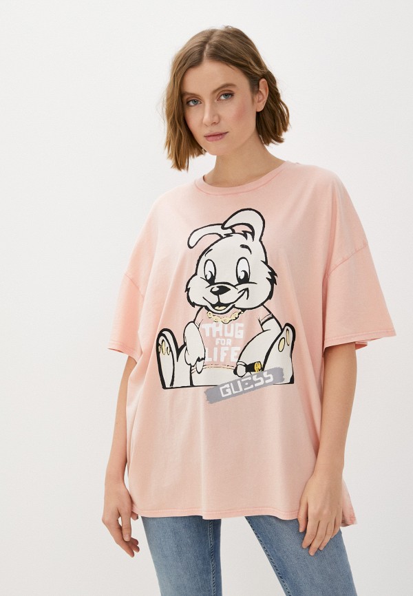 

Футболка Guess, Бежевый, BANKSY CAPSULE
