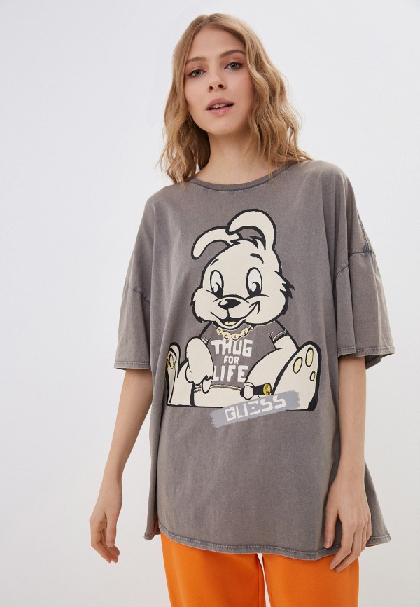 

Футболка Guess Jeans, Серый, BANKSY CAPSULE
