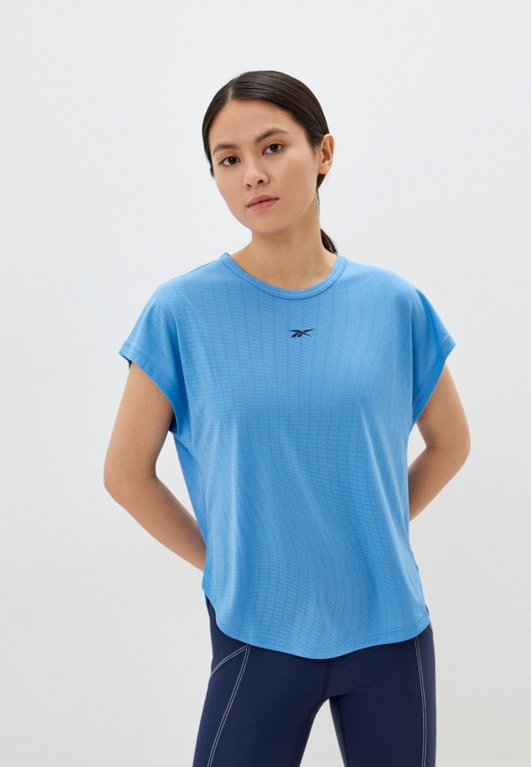 

Футболка спортивная Reebok, Голубой, United By Fitness
