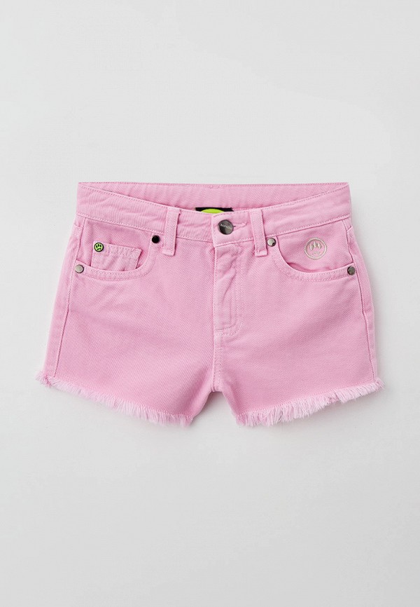 Шорты джинсовые Barrow Kids розового цвета