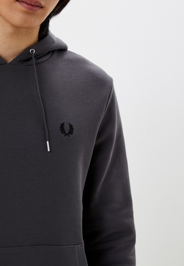 Худи Fred Perry серый, размер 44, фото 4