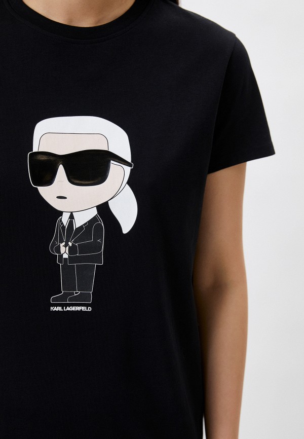 Футболка Karl Lagerfeld черный, размер 44, фото 4