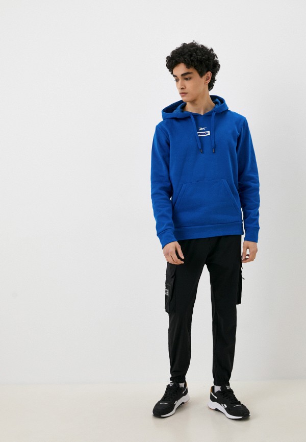 Худи Reebok синий, размер 48, фото 2