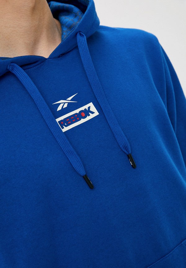 Худи Reebok синий, размер 48, фото 4