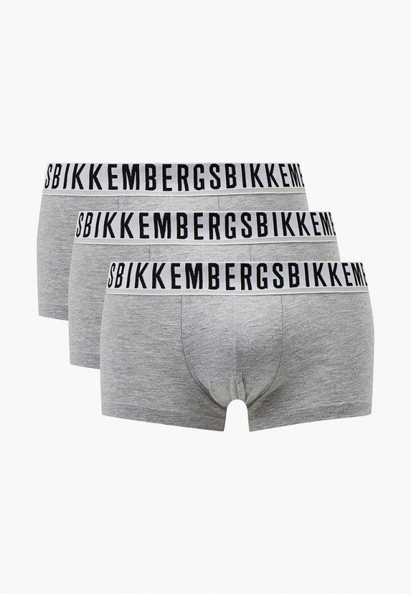 

Трусы 3 шт. Bikkembergs, Серый