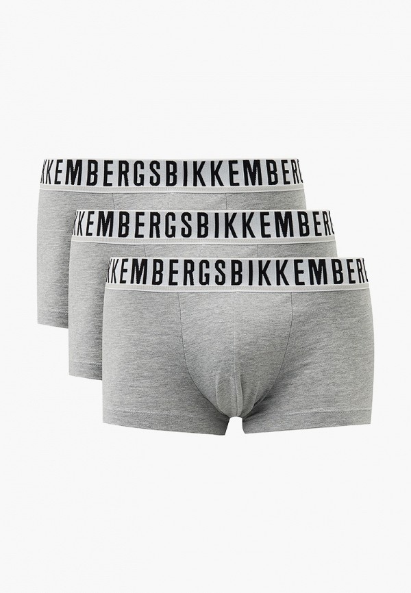 

Трусы 3 шт. Bikkembergs, Серый