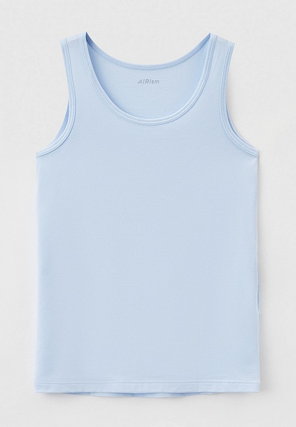 

Майка UNIQLO, Голубой, AIRism c хлопком