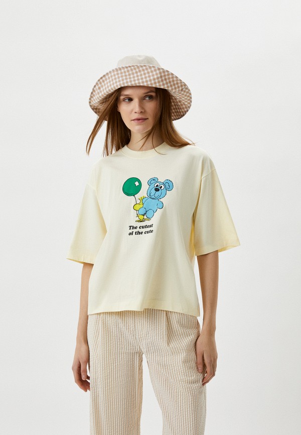 

Футболка UNIQLO, Желтый, UT PEANUTS Sunday Specials
