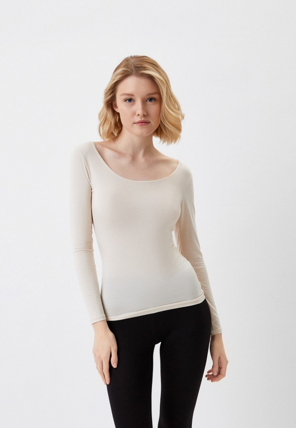 

Лонгслив UNIQLO, Бежевый, HEATTECH