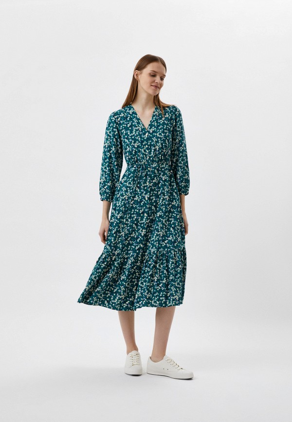 

Платье UNIQLO, Бирюзовый, из вискозы