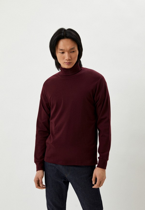 

Водолазка UNIQLO, Бордовый, SOFT TOUCH