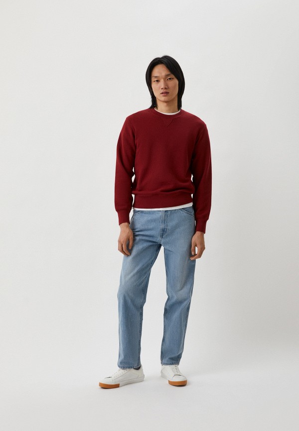 Свитшот UNIQLO бордовый, размер 46, фото 2