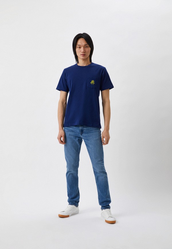 Футболка UNIQLO синий, размер 50, фото 2
