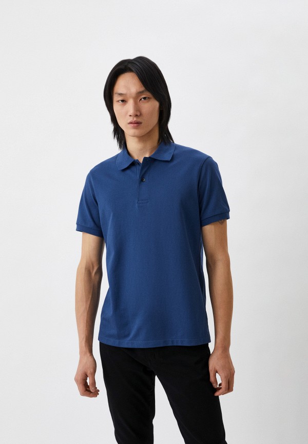 

Поло UNIQLO, Синий, из ткани пике DRY