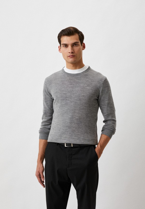 

Джемпер UNIQLO, Серый, из экстратонкой мериносовой шерсти