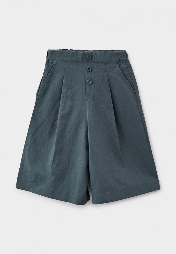 

Бриджи UNIQLO, Зеленый, из смесового льна