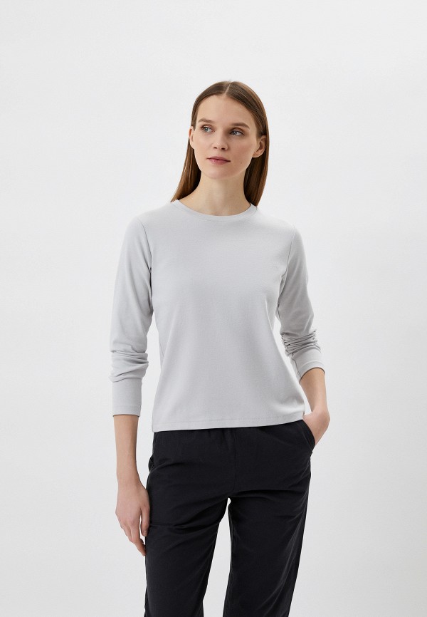 

Лонгслив UNIQLO, Серый, из эластичного хлопка