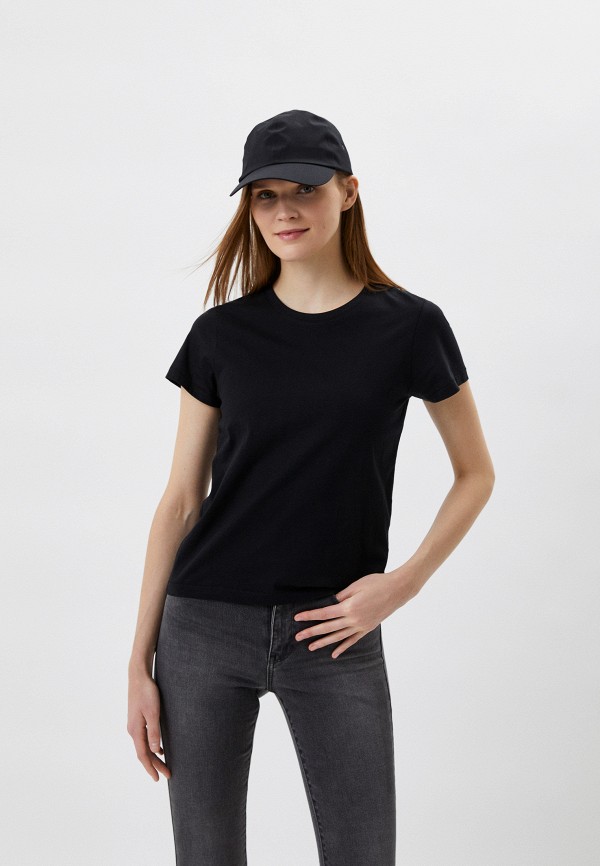 

Футболка UNIQLO, Черный, из хлопка SUPIMA