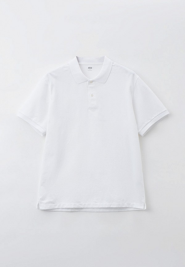 

Поло UNIQLO, Белый, из ткани пике DRY