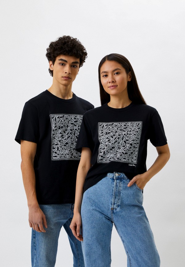 

Футболка UNIQLO, Черный, UT Keith Haring