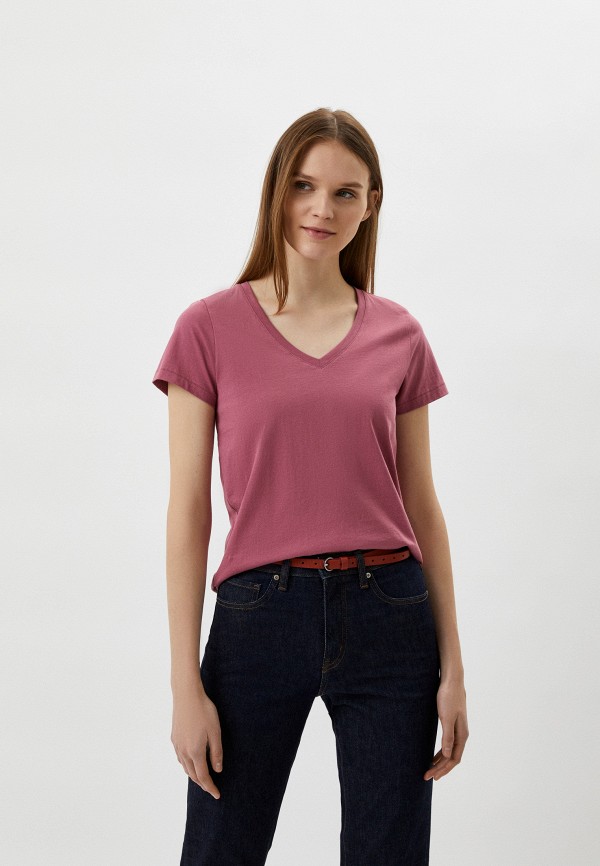 

Футболка UNIQLO, Розовый, из хлопка SUPIMA