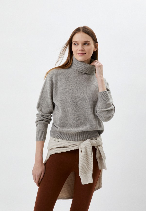 

Водолазка UNIQLO, Бежевый, из овечьей шерсти класса премиум