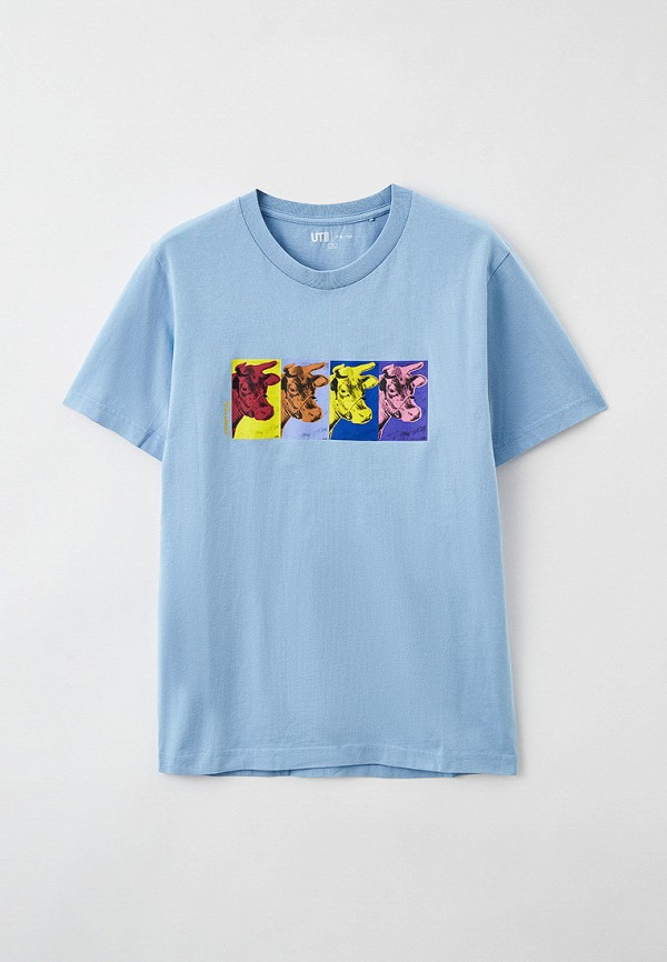 

Футболка UNIQLO, Голубой, UT Andy Warhol