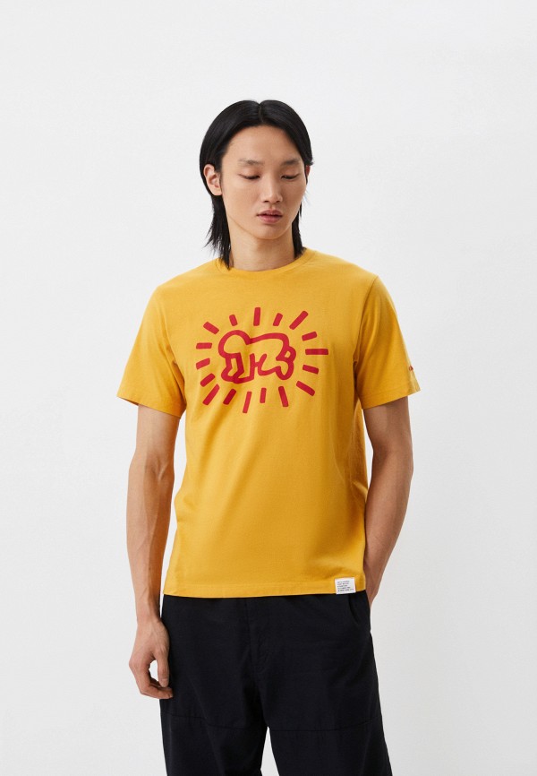 

Футболка UNIQLO, Желтый, UT Keith Haring 1st Exhibition