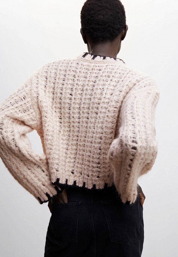 Джемпер Mango розовый, размер 48, фото 3