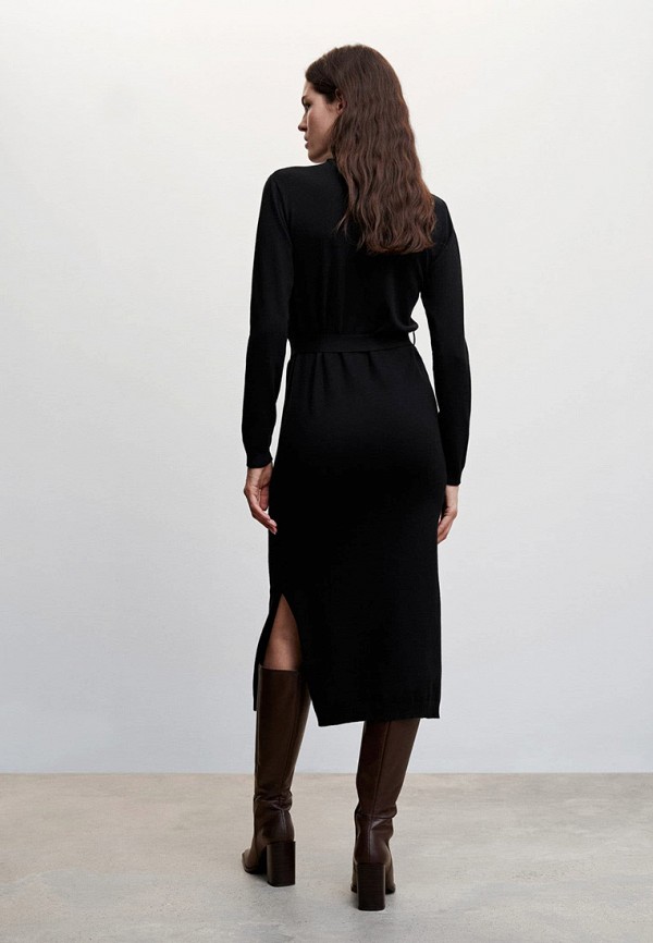 Платье Mango черный, размер 42, фото 2