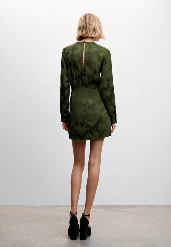 Платье Mango зеленый, размер 44, фото 3