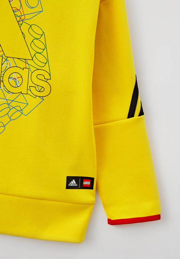 Свитшот adidas желтый, размер 140, фото 3