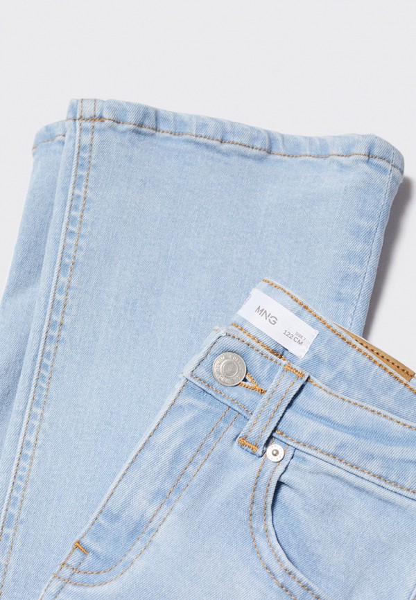 Джинсы Mango Kids голубой, размер 122, фото 4