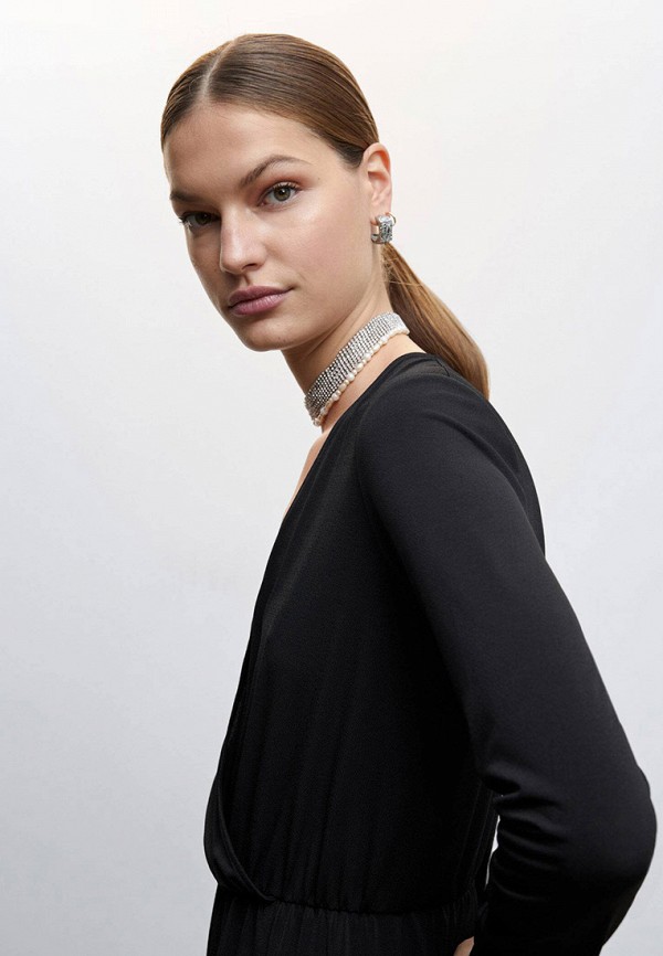 Платье Mango черный, размер 40, фото 5