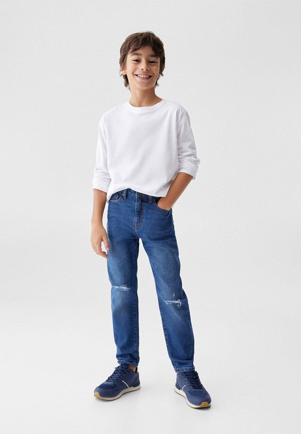 Джинсы Mango Kids синий, размер 152, фото 3