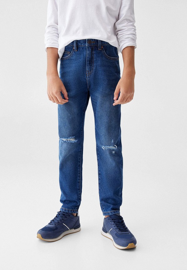 Джинсы Mango Kids синий, размер 152, фото 4