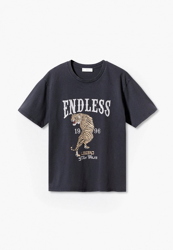 

Футболка Mango Kids, Серый, LIMIT