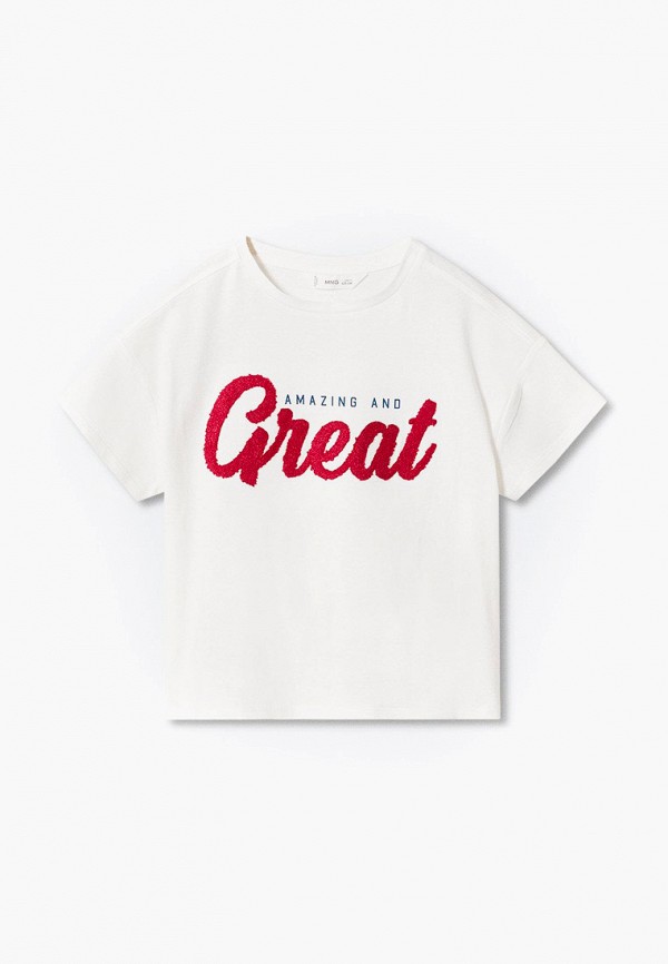 

Футболка Mango Kids, Белый, GREATMC