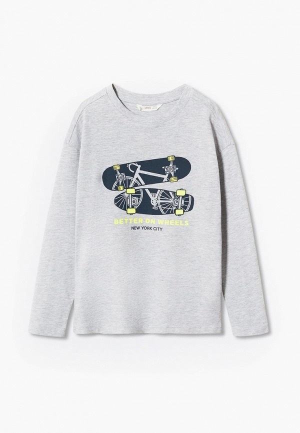 

Лонгслив Mango Kids, Серый, SPEED