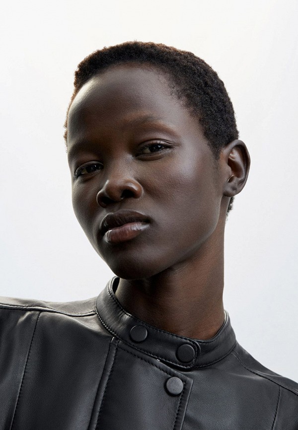 фото Куртка кожаная mango