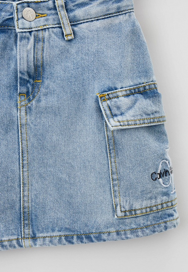 Юбка для девочки джинсовая Calvin Klein Jeans IG0IG01825 Фото 3