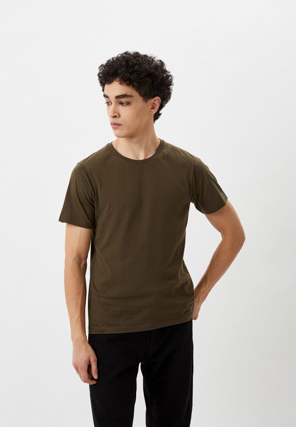 

Футболка UNIQLO, Хаки, из хлопка SUPIMA