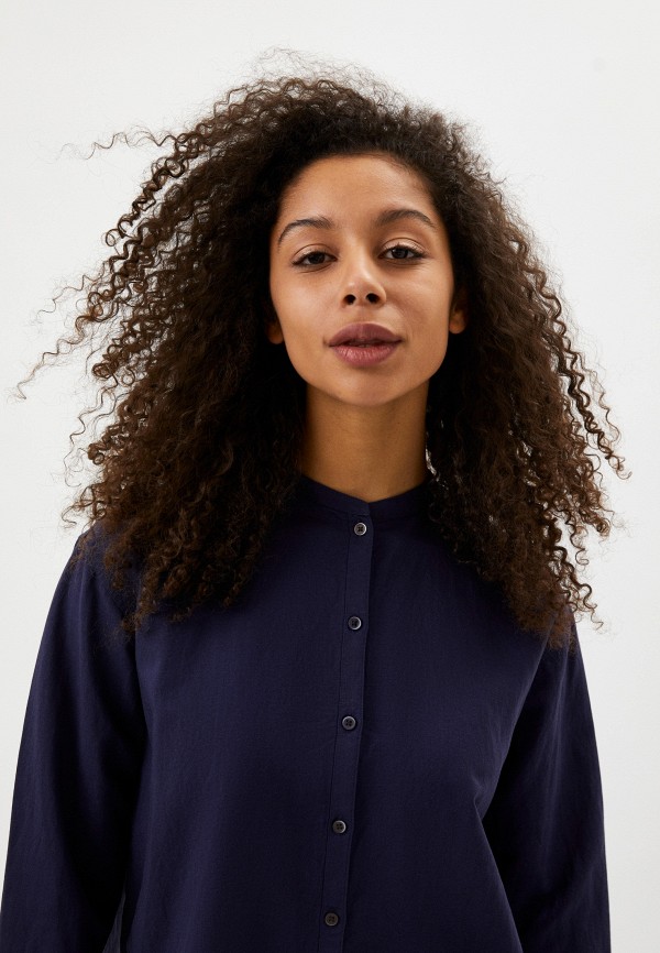 Блуза UNIQLO синий, размер 48, фото 4