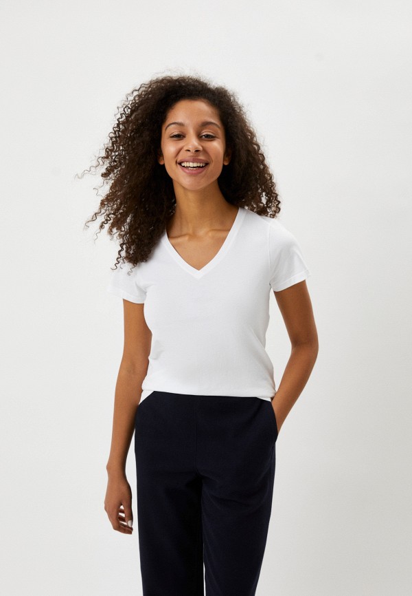 

Футболка UNIQLO, Белый, из хлопка SUPIMA