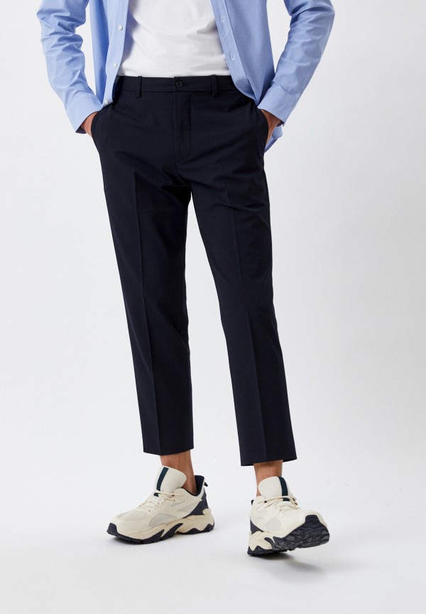 

Брюки UNIQLO, Синий, SMART