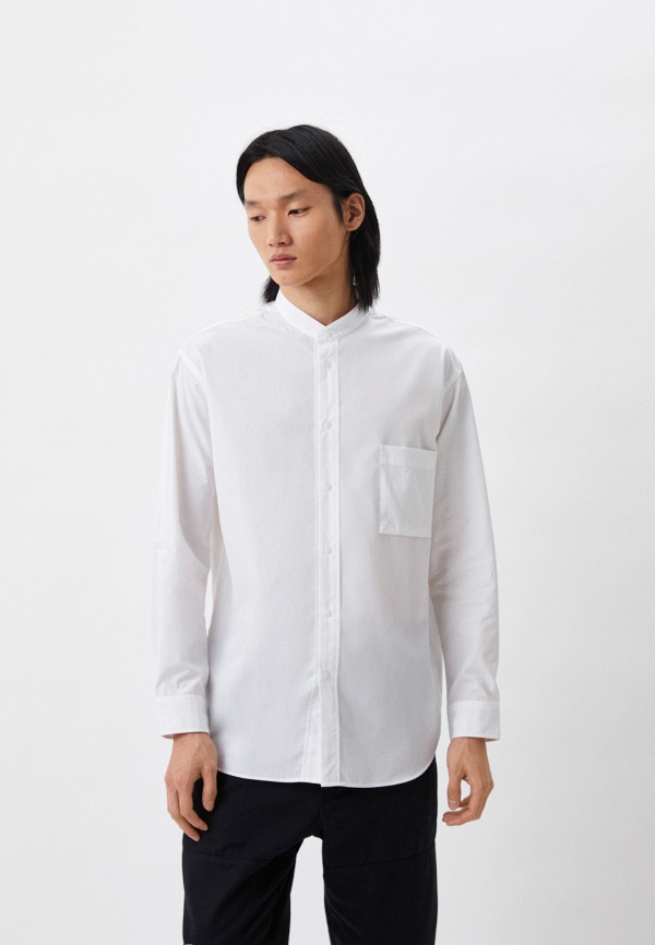 

Рубашка UNIQLO, Белый, из хлопка SUPIMA +J