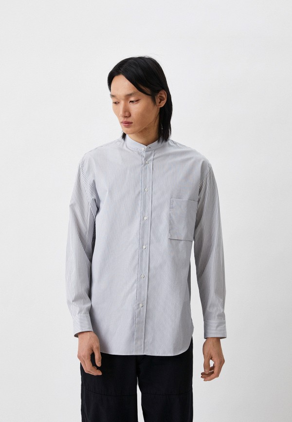 

Рубашка UNIQLO, Серый, из хлопка SUPIMA +J
